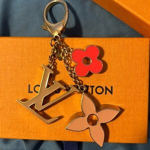 Louis Vuitton Floral Keychain/Bagcharm